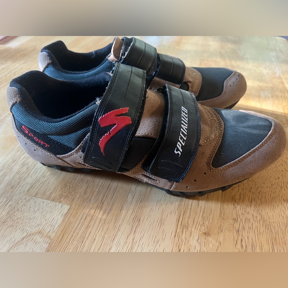 Specialized Sport Suede Mountain Bike Cycling Shoes W/spd Cleats - 11.5 men’s